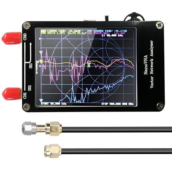 Vektor Netværk Analyzer 50KHz-900MHz Stående Bølger Kortbølge