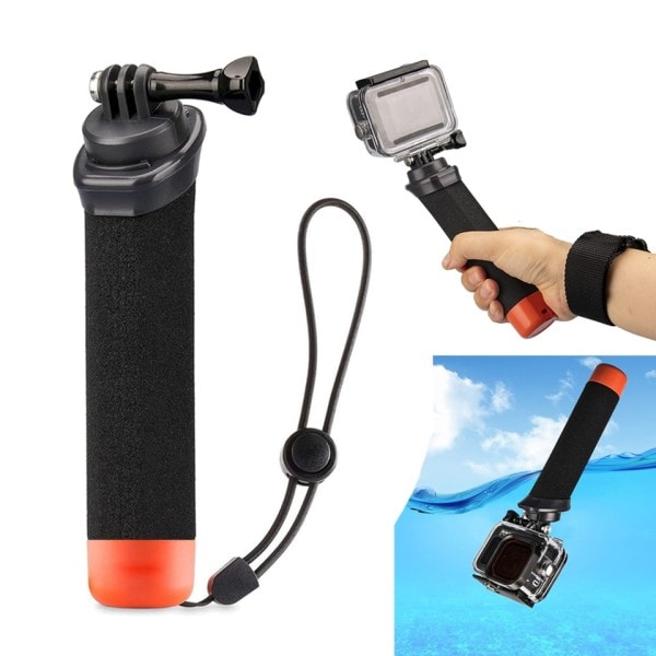 Flydende Hånd Grip Action Kamera Skridsikre Håndtag Med Håndled Band