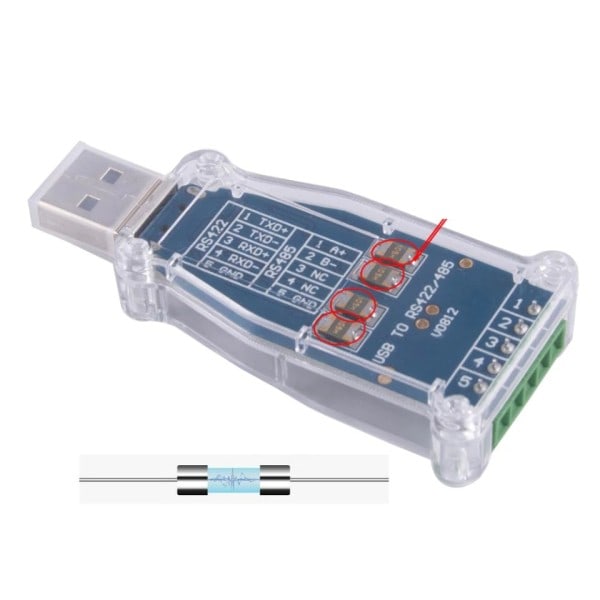 USB til RS485 RS422 Serial Adapter FTDI Chip 6Pin Terminal Block Converter Støtte