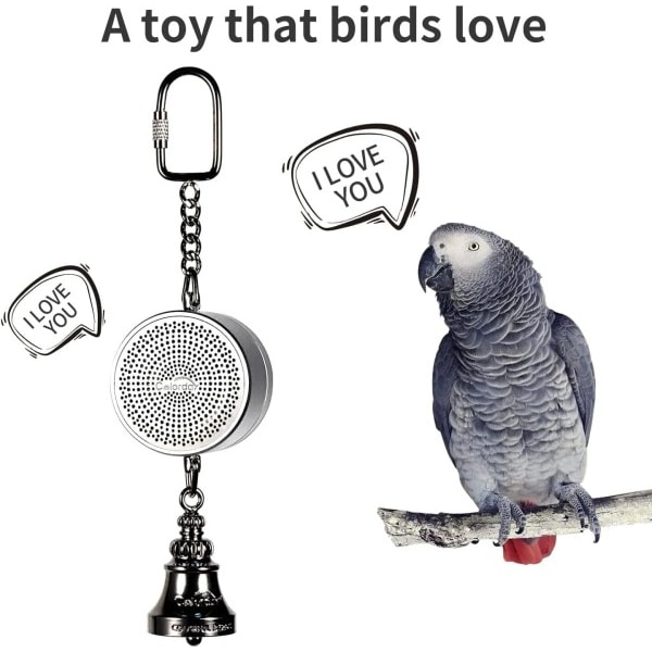 Papegøje legetøj til undervisning træning fugl snakker coach interaktiv optagelse afspilning