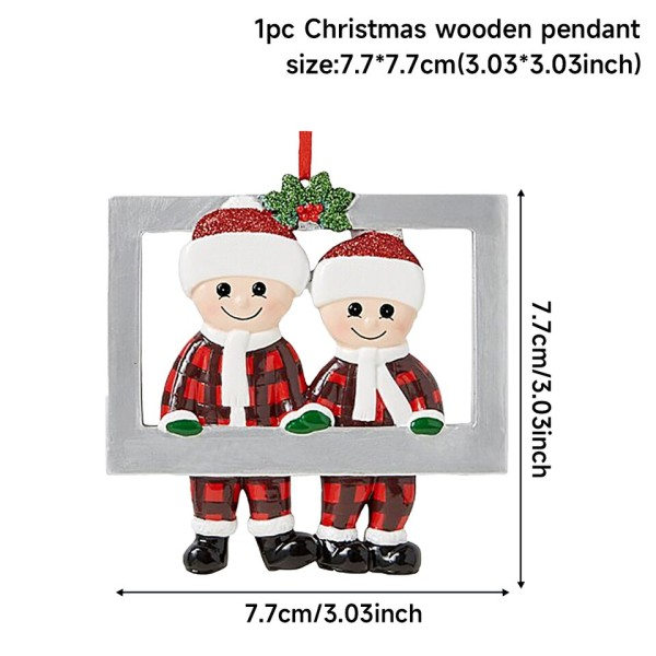 Jul Hänge Gör-det-själv Personligt Familj Jul dekorationer