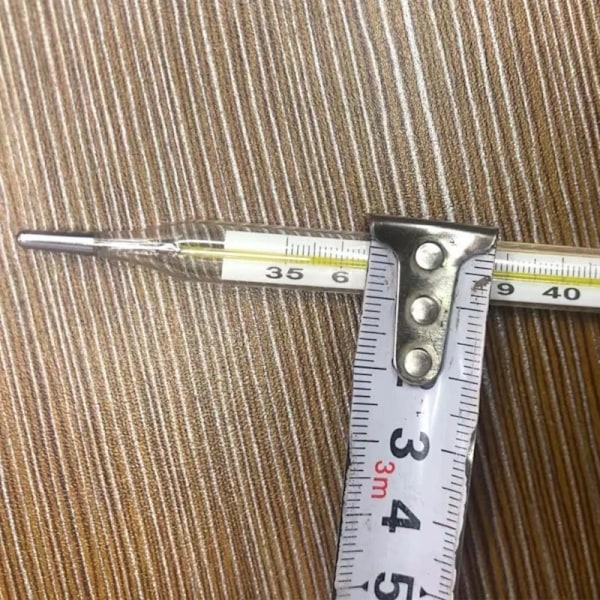 Klassisk Traditionel Klinisk Glas  Gratis Termometer Celsius PXPD