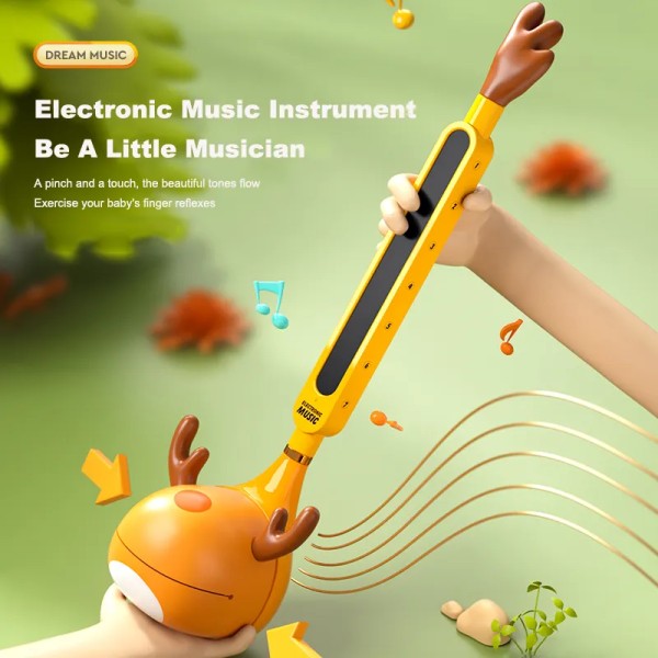 Otamatone Japansk Elektronisk Musikal Instrument För Barn Tomatone Synthesizer