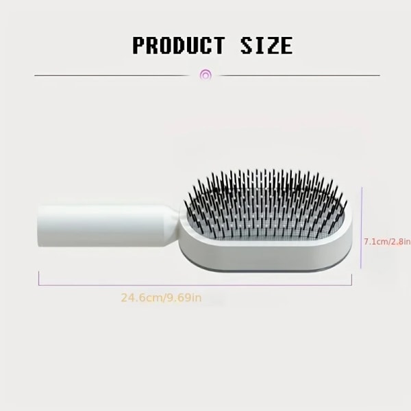 Selv rensende hår børste 3D luft pute massasje børste kollisjonspute massasje kam børste