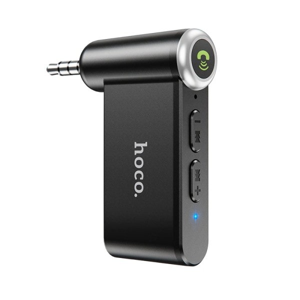 3,5 mm Jack AUX Bil Bluetooth 5,0 Receiver Trådlös Mic Handfree Adapter i Bil
