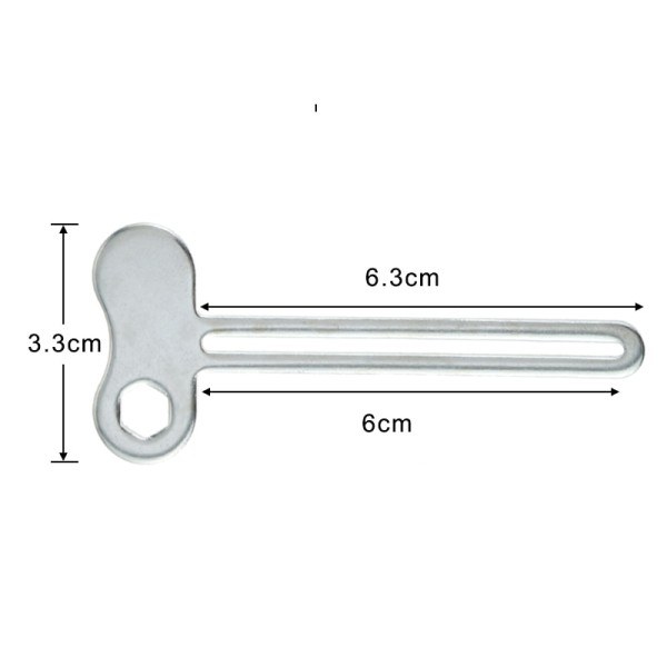 Manuell Tandkräm Squeezer Rostfritt Stål Dispenser Tub Squeezer Hand Cream Tube Key