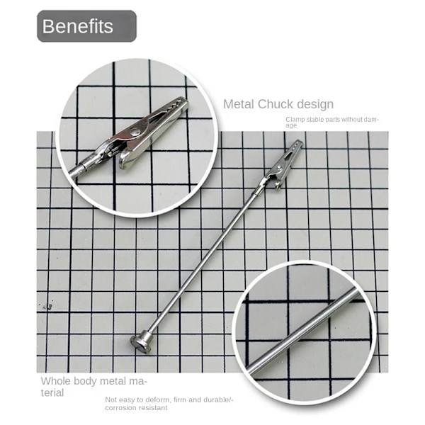 <p>Model Metal Magnetic Spraying Clamps Clip with lagring boks modell maling verktøy&nbsp;</p>