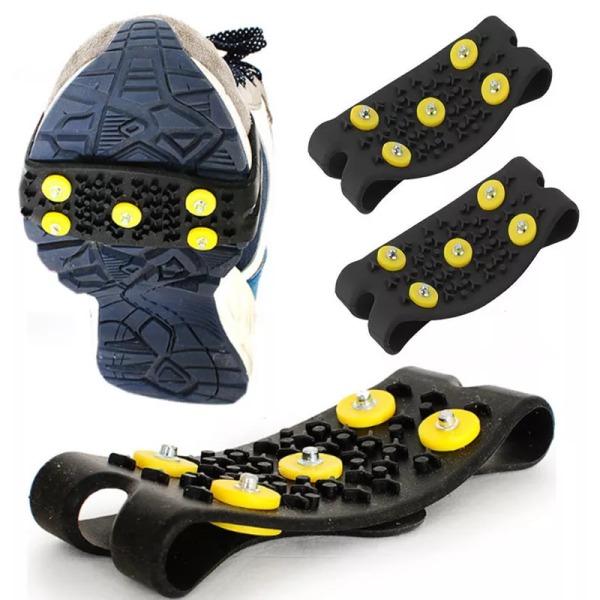 Pigg Snø Is Klø Klatring Anti Skli Spikes Grips Crampong Klosser Sport Sko Deksel