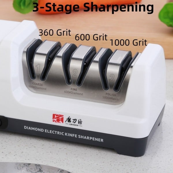 Top Level TG2201/TG2202 2/3 Stages 360 600 1000 Grit Elektrisk Diamant Stål Slipare Spår