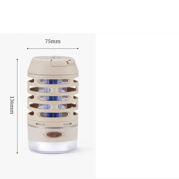 Camping Elektrisk Chock Myggdödare Lampa Utomhus Strålkastare Insektsdödare Repellent