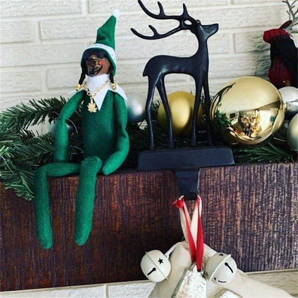 Snoop On A Stoop Jul Elf Doll Hem Dekorationer Jul present