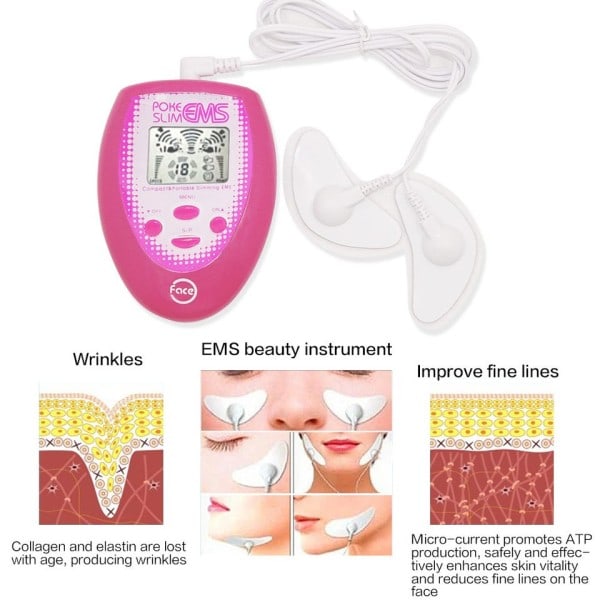 Ansigtsløftning maskine ansigtsbehandling muskelstimulator V ansigt slankende motionist EMS massager