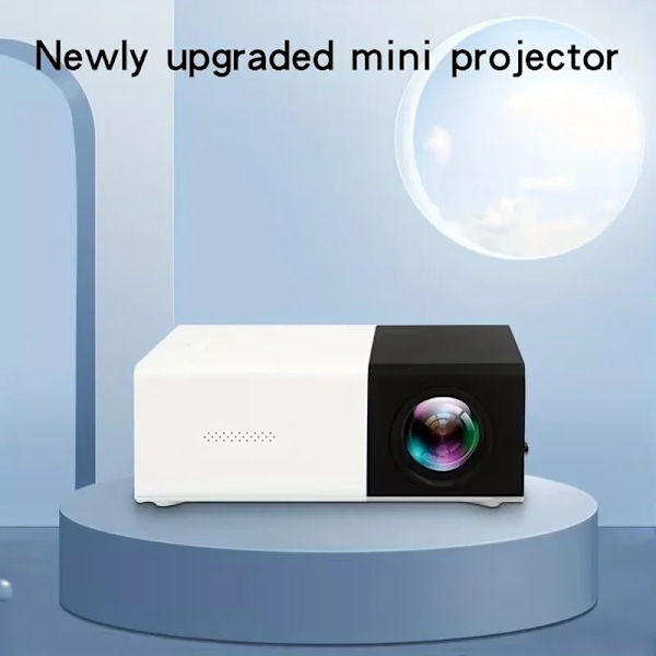 Bärbar Hem Video Projektor Support EU Plug Typ Home Theater