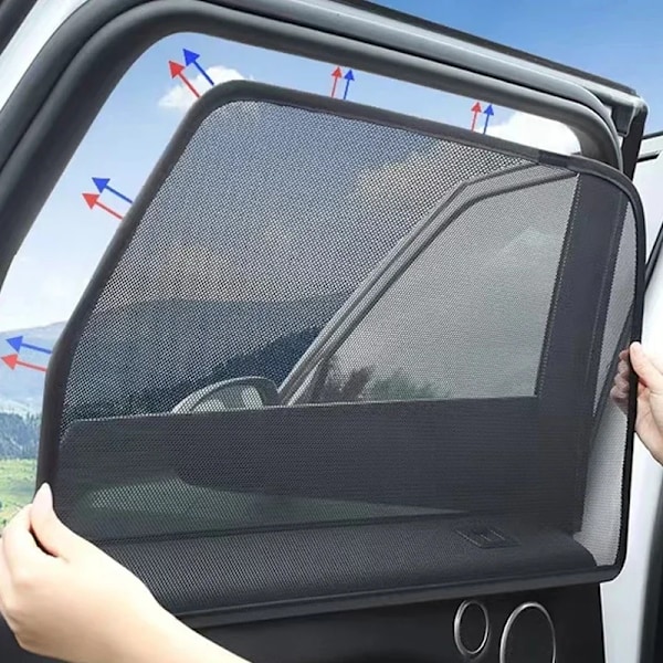 5 kpl auto ikkuna aurinkosuoja kansi aurinko UV suoja auto etu taka musta ikkuna verho sivu lasi verkko aurinkovarjot