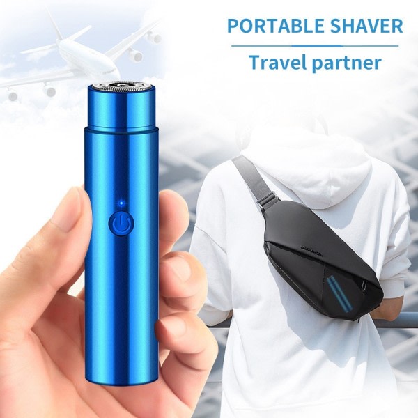 Mini USB Elektrisk barbermaskine Langtidsholdbar bærbar vaskbar bil genopladelig barbermaskine barbermaskine barbermaskine