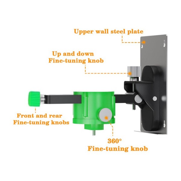 Laser taso seinä kannatin universaaliin laser tasot 1/4'' kierre riitus kiinnike pidike