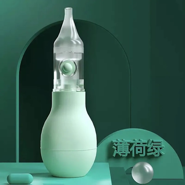Ny Född Silikon Baby Säkerhet Näsrengöring Dammsug Sug Barn Nasal Aspirator