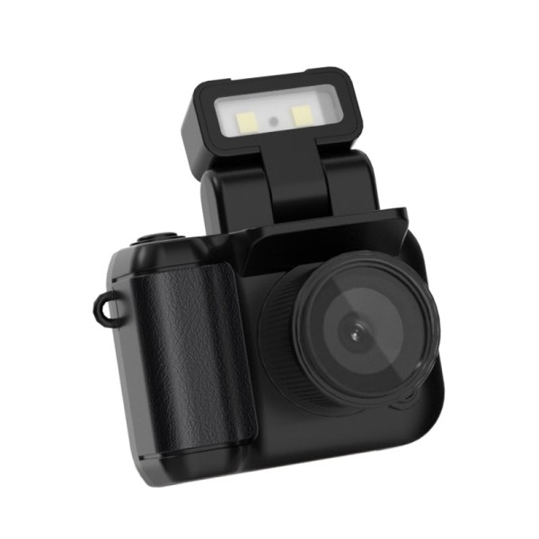 Mini kamera CMOS Med Flash Lampe Og Batteri Dock Portable Video Optager DV 1080P Med LCD Skærm