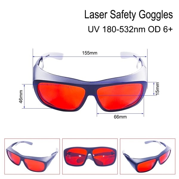 Professionella Laser glasögon Skyddsglasögon