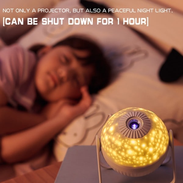 LED Stjerne Projektor Natt Lys 6 i 1 Planetarium Projeksjon Galaxy Starry Sky Projektor Lampe