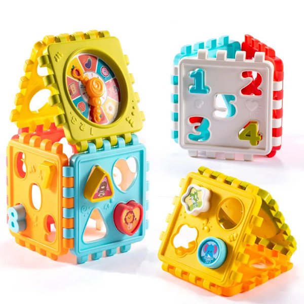 Gutter Jenter Shape Matching Nummer Sorter Spill Baby Montessori Pedagogisk Leker