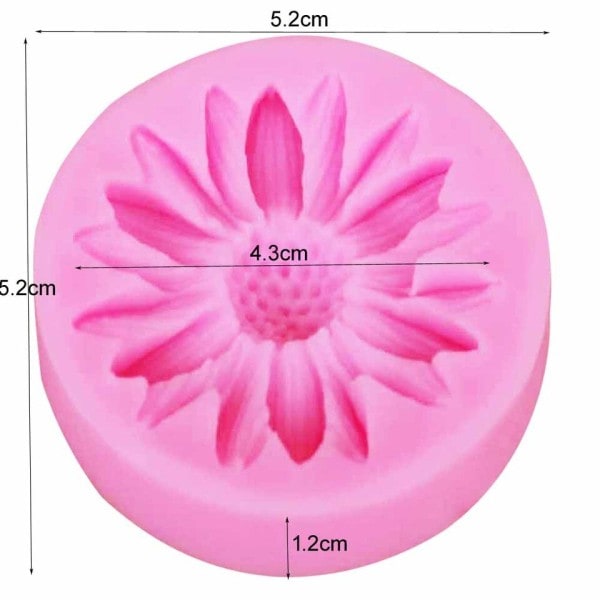 Daisy Candle Forme Sæbe Mold