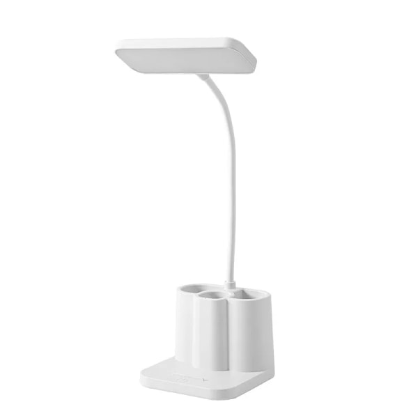 USB Lärande Sovsal Sovrum Sängbord Läs Natt Ljus LED Skrivbord Lampa Ögonskydd Skrivbord Högskola Student Nattlampor