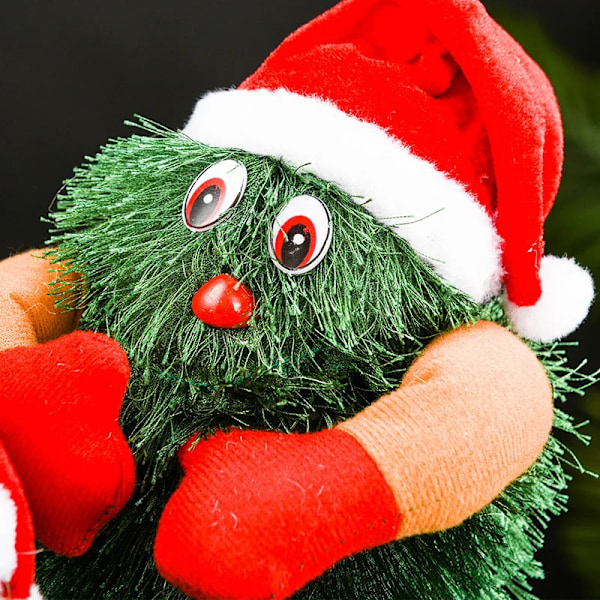 Elektrisk Dans Elg Xmas Træ Jule Dekoration Rotation Rensdyr Plys Dukke