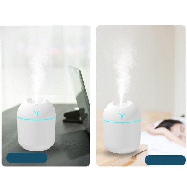 250ML Mini Ultralyd Luft Fugter Romantisk Lys USB Essential Olie Diffuser Bil Purifier