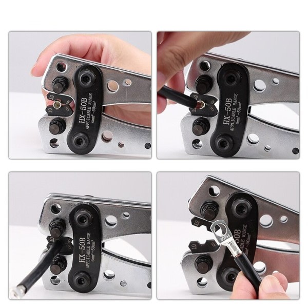 Tube Terminal Crimper Hex Crimp Verktyg