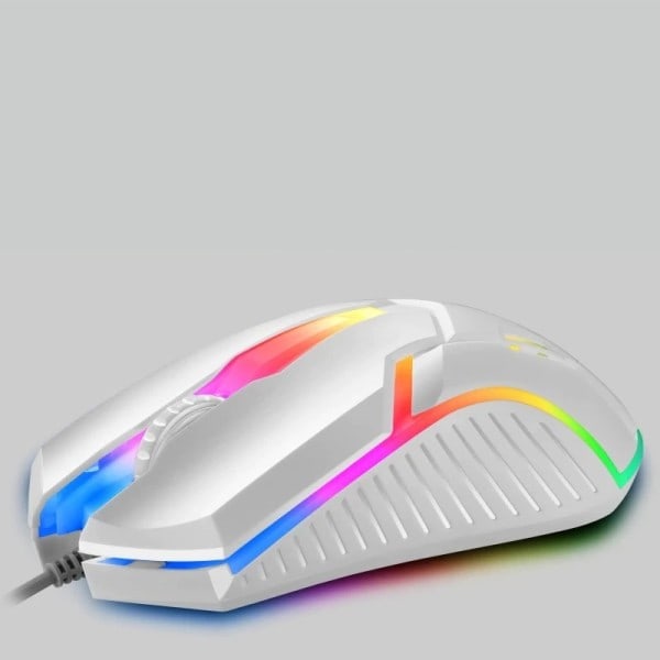 LED Lysende Bakgrunnsbelysning Kablet Mus USB Kablet For Skrivebord Bærbar PC Demp Kontor Datamaskin Gaming Mus