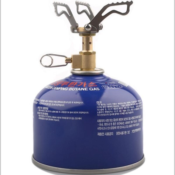 Super Mini Camping Spis 3000W Utomhus Ficka Gas Brännare Ultralight Camping Verktyg
