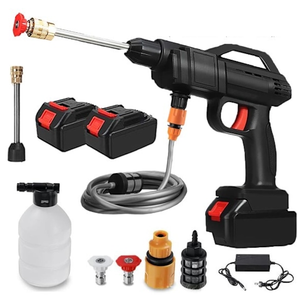 1500W  Trådløs Høytrykk renser vasker spray vann pistol bil vask trykk vann rengjøring maskin for makita 18V batteri