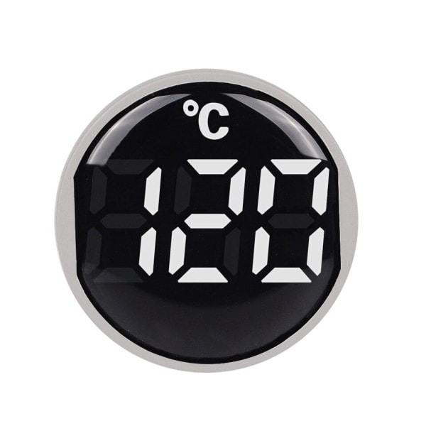 22mm LED Digital Display Temperatur  Indikator Signal Termometer