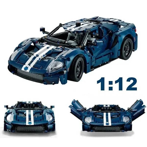 Teknisk GT 42154 Speed Sport Bil Byggnad Klossar MOC Set