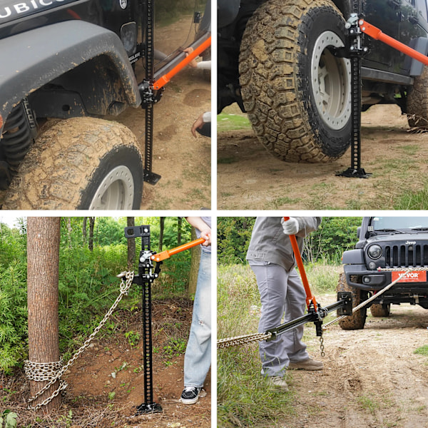 Nostin Farm Jack 48"/60" Utility Farm Jack 7000 lbs Kapasiteetti