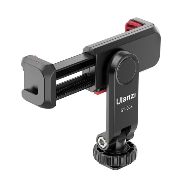 ST-19 Portable Phone Holder Mount Clamp Clip Med Cold Shoe 1/4'' Stativ Mount Stativ