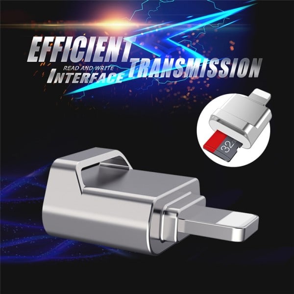Mini Micro SD TF Card Reader Adapter for iOS 12 Above System External OTG Memory Card Reader