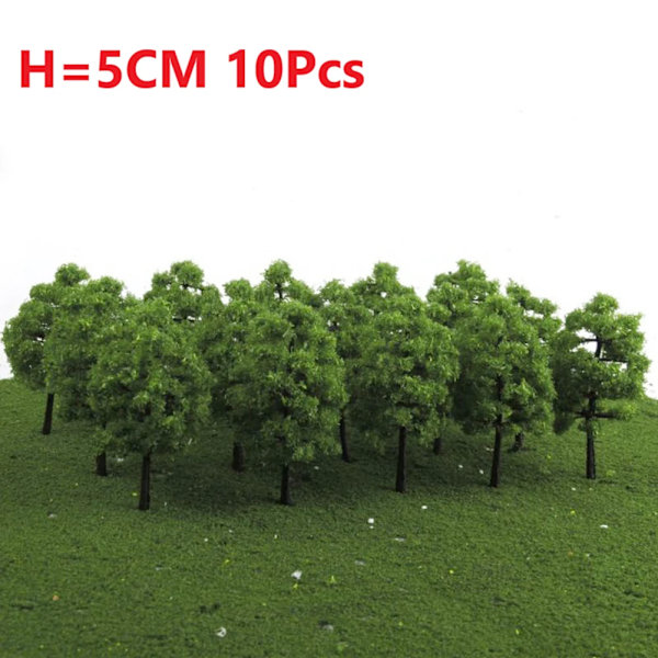 10 kpl 5cm HO OO vaaka malli puut