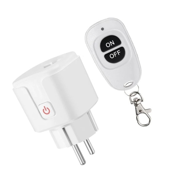 433 mhz trådlös fjärrkontroll omkopplare  110V 220V 16A EU FR smart uttag kontakt