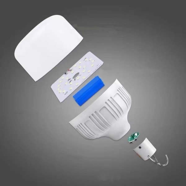 USB Genopladelig LED Nødlys Lys Hus Udendørs Bærbare Lanterner  Nødlys Lampe Pære