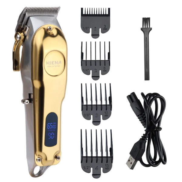 Hiusleikkuri sähköinen hiusleikkuri johdoton parranajokone leikkuri hiukset leikkauskone miehille ladattava USB