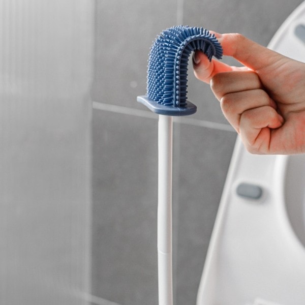 Silikoni TPR WC harja ja pidike WC kulho harja pidikkeellä setti seinä riippuva wc harja