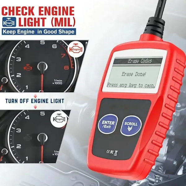 Bästa kvalitet Bil Fel Diagnos Instrument Obd2 Clear Fel koder Diagnostik Scanning Verktyg Universell Version