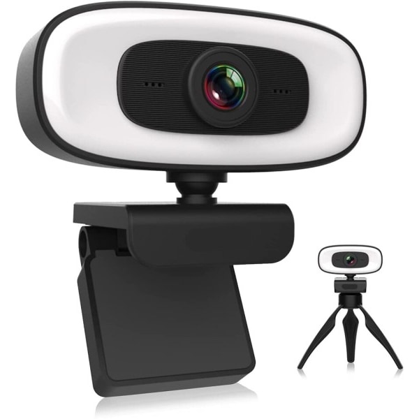 Mini 4K Webcam USB Computer 2K Webcam Til PC Laptops Live Streaming Fuld HD 1080P Web kamera
