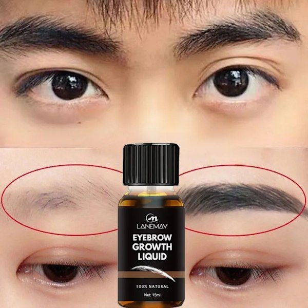 Ögonbryn Ögonfrans Tillväxt Serum Snabb Växande Förhindra Håravfall Skadat Behandling