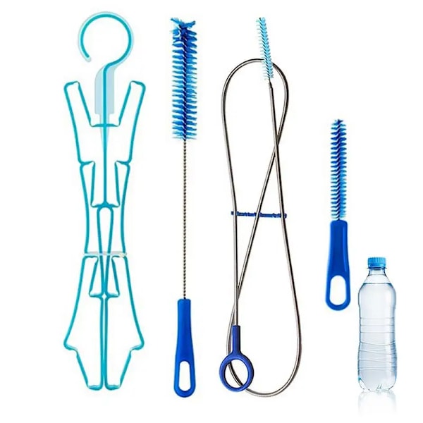 Vatten hydrering Bläsa rengöring borst kit plast utomhus dricka vatten påse rengöring camp vandring matlagning tillbehör 4 i 1