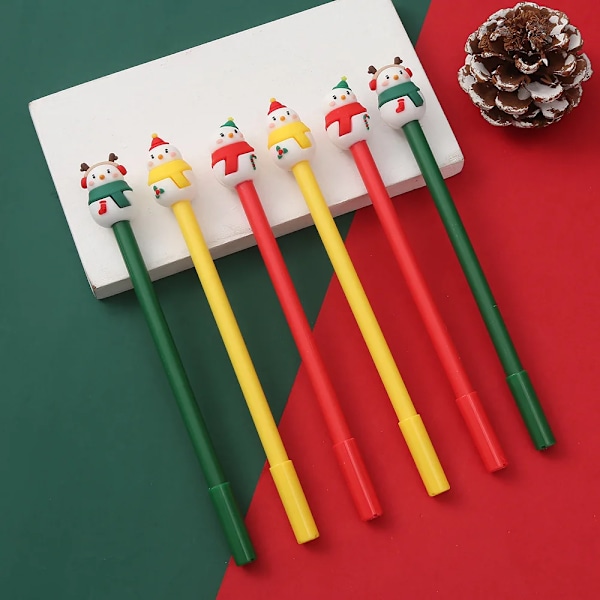 Gel Penn Creative Christmas Snowman Series Ungside Skole Studenter Skrive verktøy