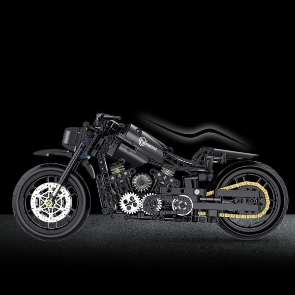 Klassisk motorcykel bygning model klodser moto vej racer klodser jule gaver legetøj
