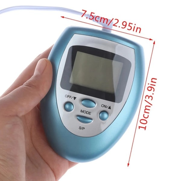 Micro Current Body Elektrisk Massager 8 Modi Multi-Function Elektrisk Massager Med LED skjerm